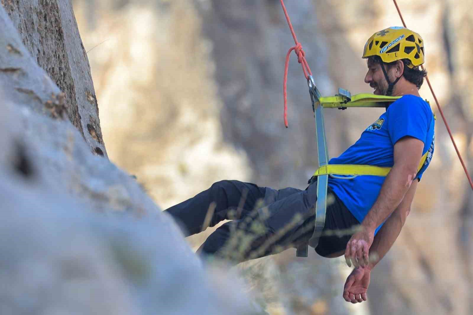 Gaziantep&rsquo;te K&ouml;kl&uuml;ce Kanyonu Tırmanış Şenliği ile heyecan &uuml;st seviyeye &ccedil;ıktı
