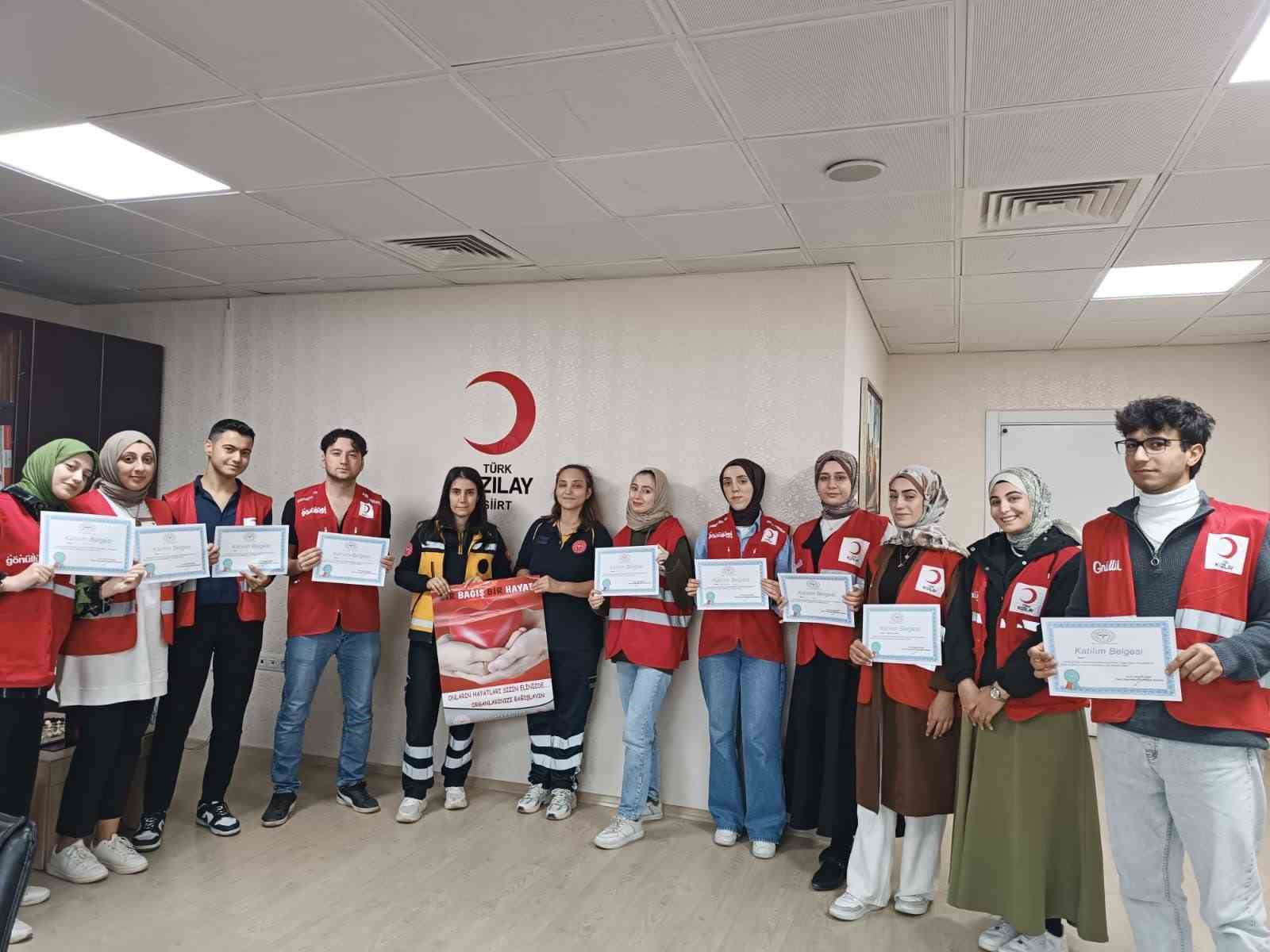 Siirt’te "organ bağışı ve beyin ölümü" eğitimi