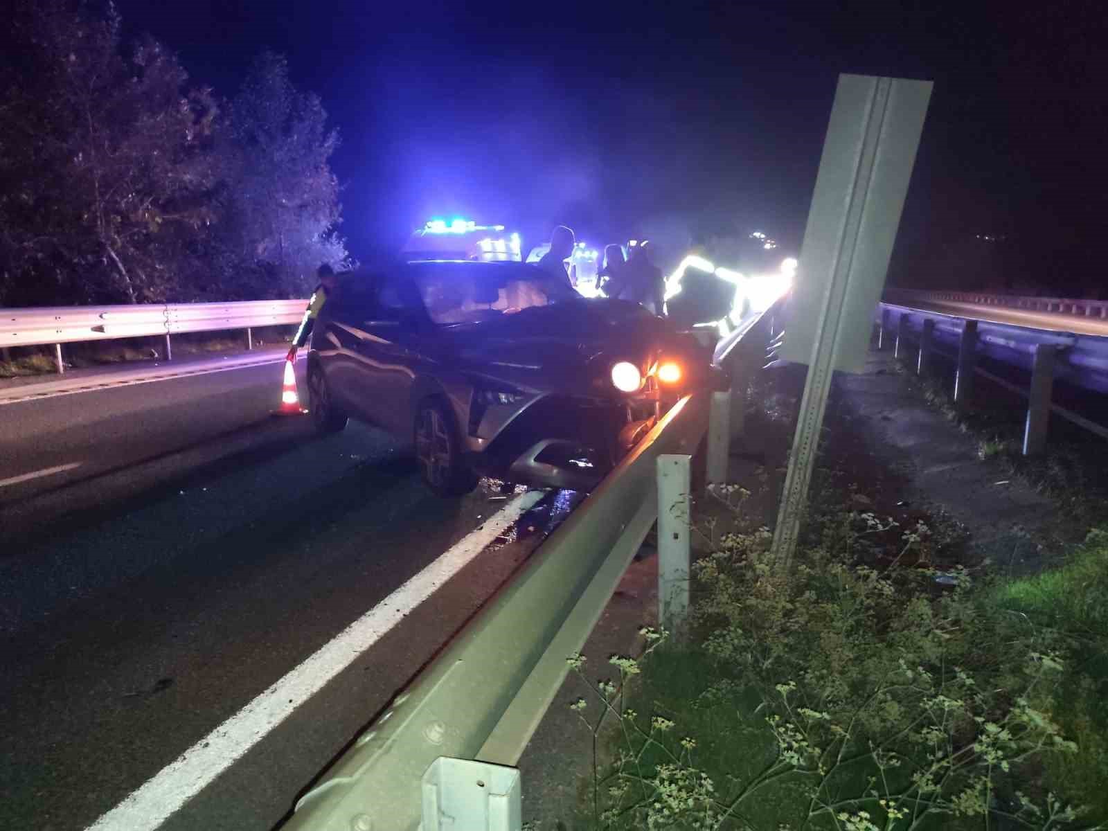 Havran&rsquo;da otomobil ile motosiklet &ccedil;arpıştı: 1 yaralı
