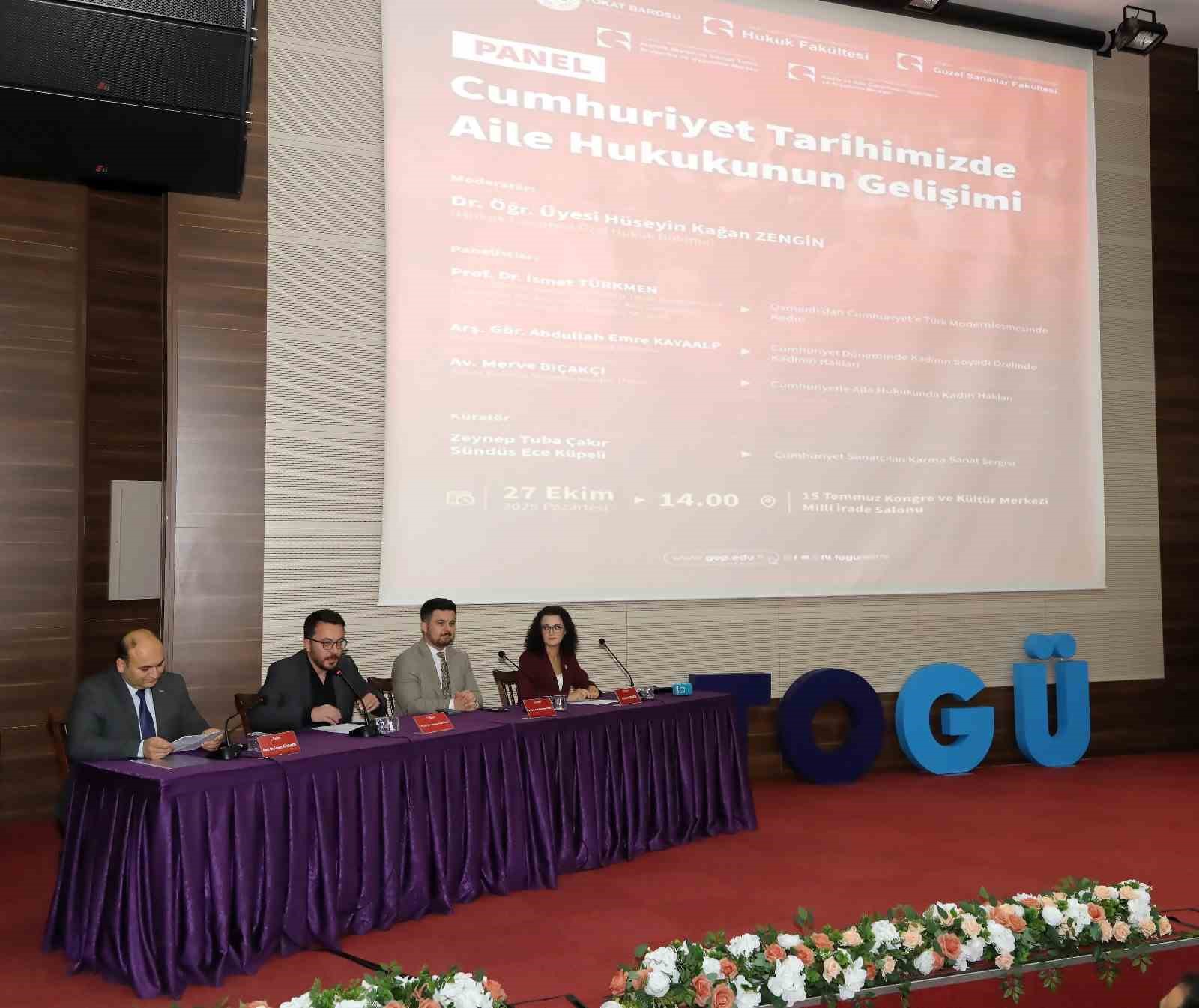 TOGÜ’de Cumhuriyetin 102’nci yılında ’aile hukukunun dönüşümü’ konuşuldu