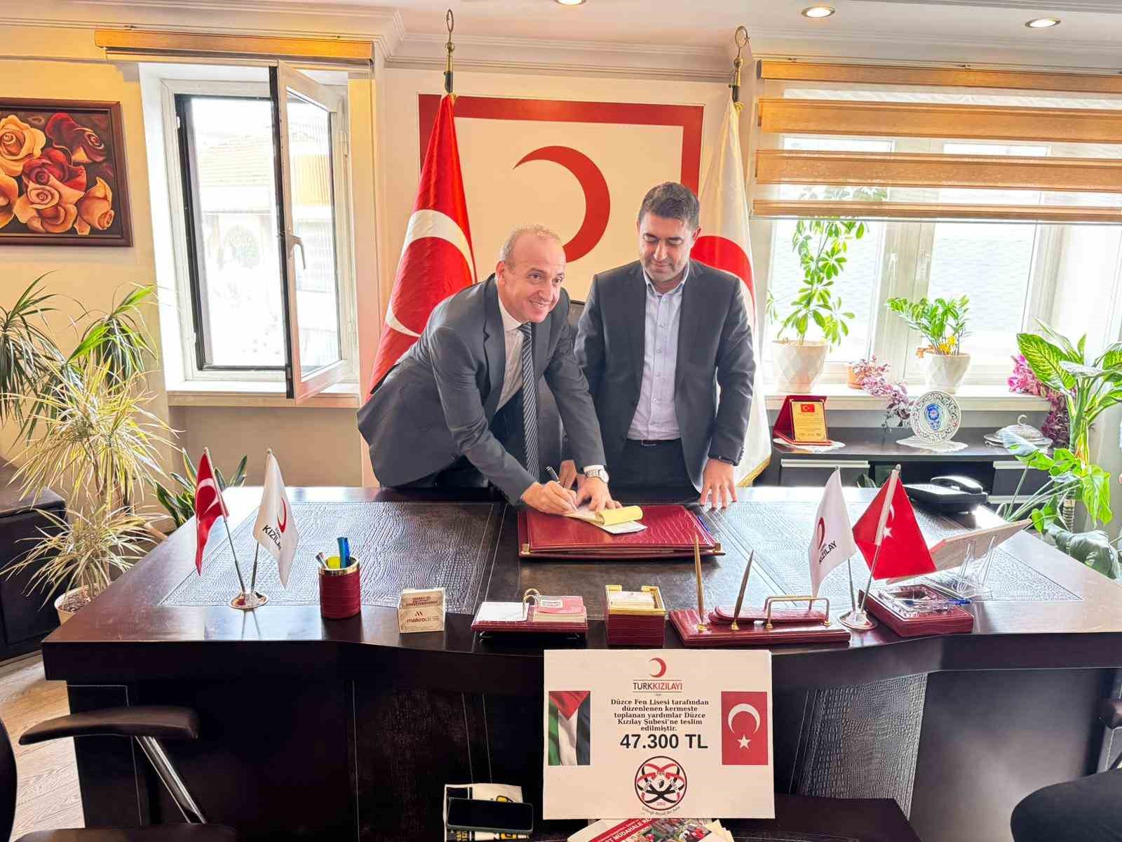 Genç yüreklerden Filistin’e umut