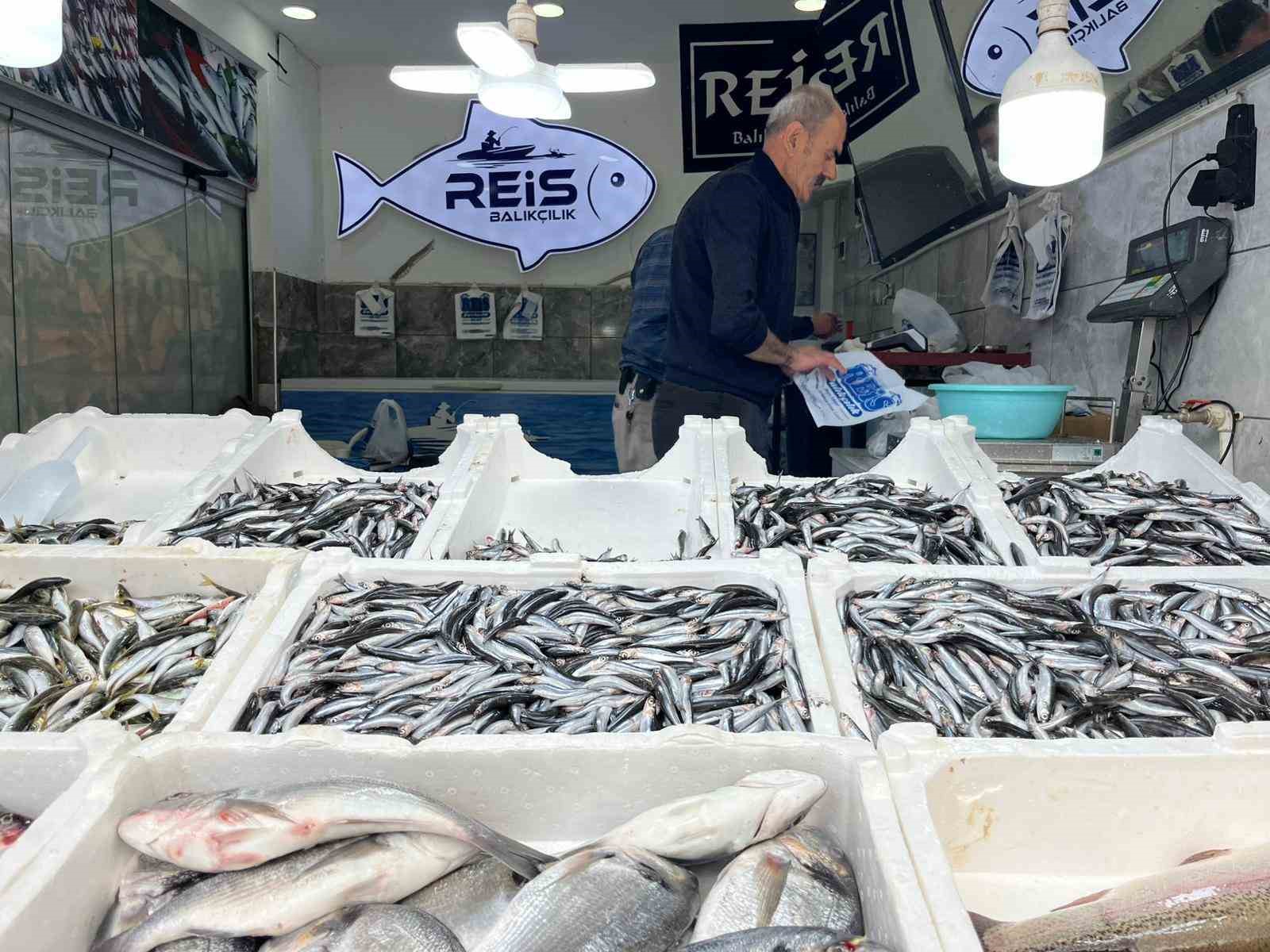 Bayburt’ta balıklar tezgâhlarda yerini aldı