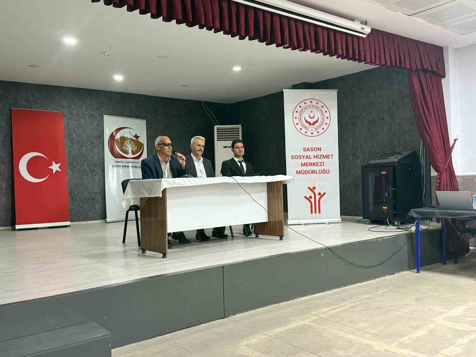 Batman’da şehit aileleri ile gaziler öğrencilerle bir araya geldi