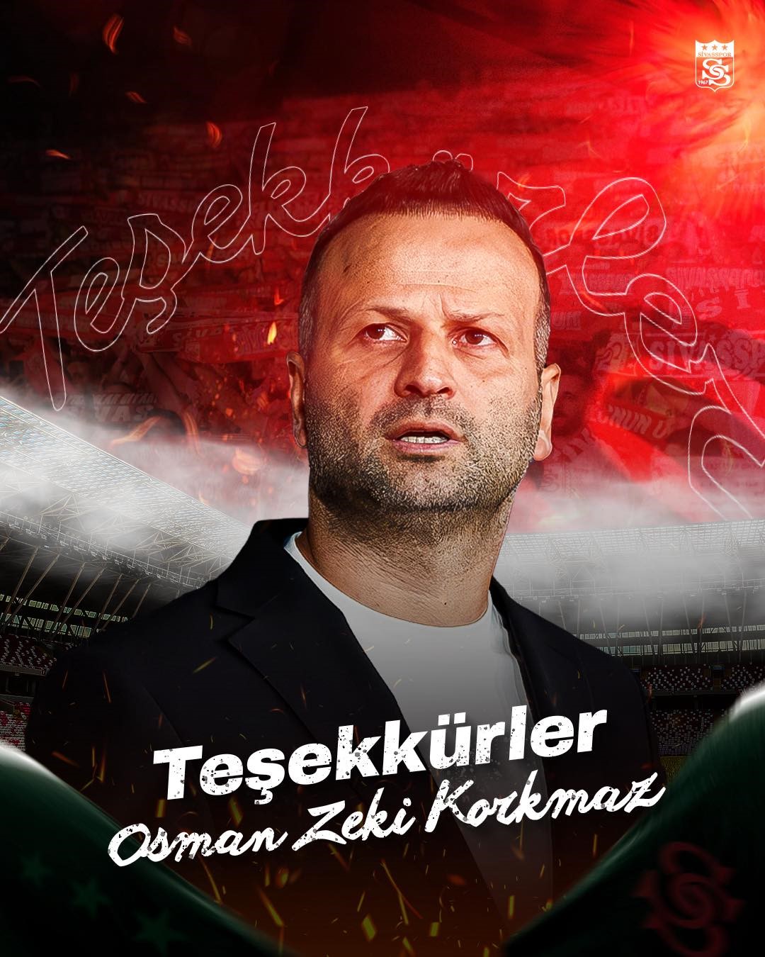 Sivasspor’da Osman Zeki Korkmaz dönemi sona erdi