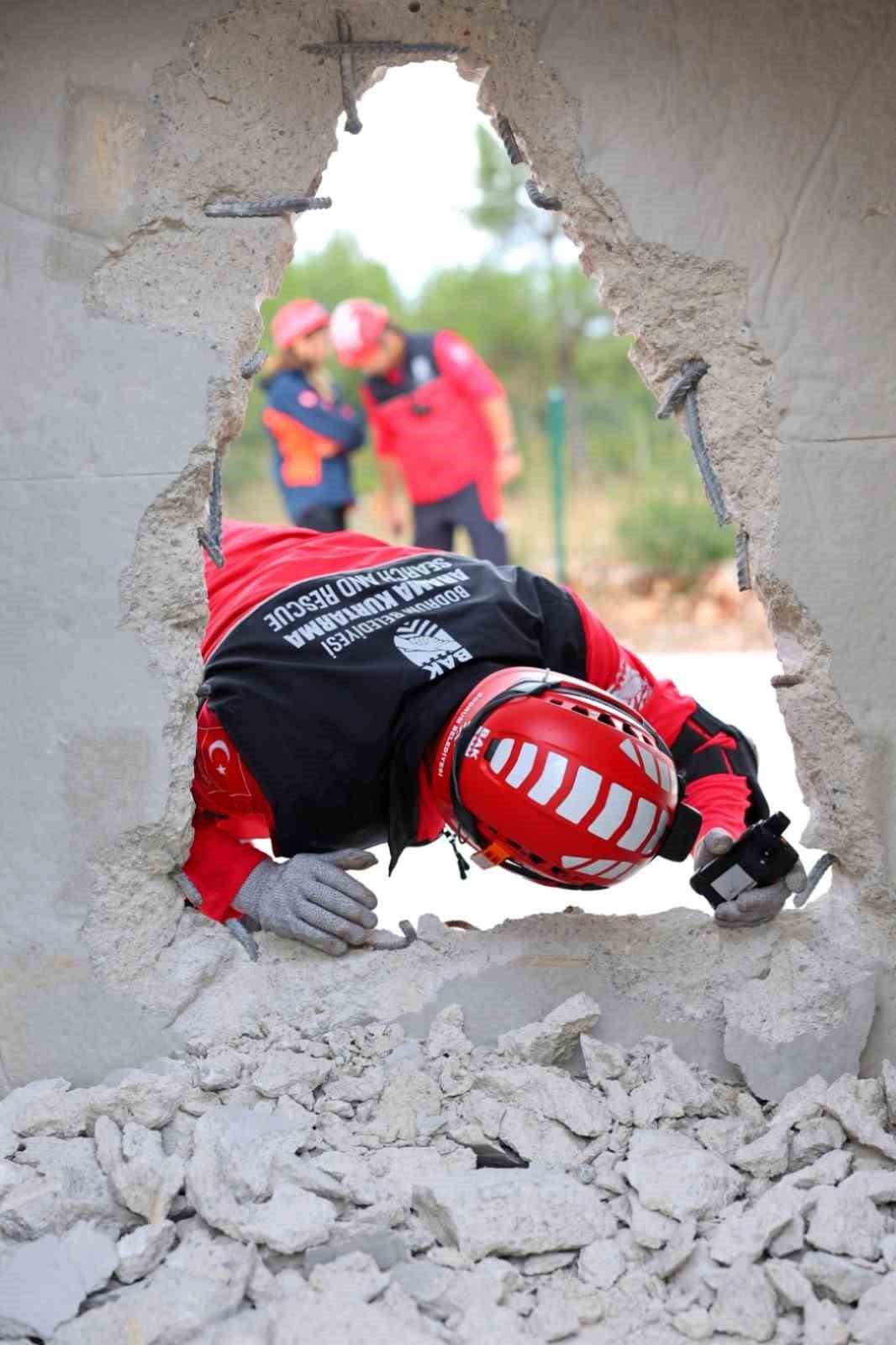 Bodrum Belediyesi Arama Kurtarma Ekibi (BAK), AFAD Akreditasyon Sınavına hazır

