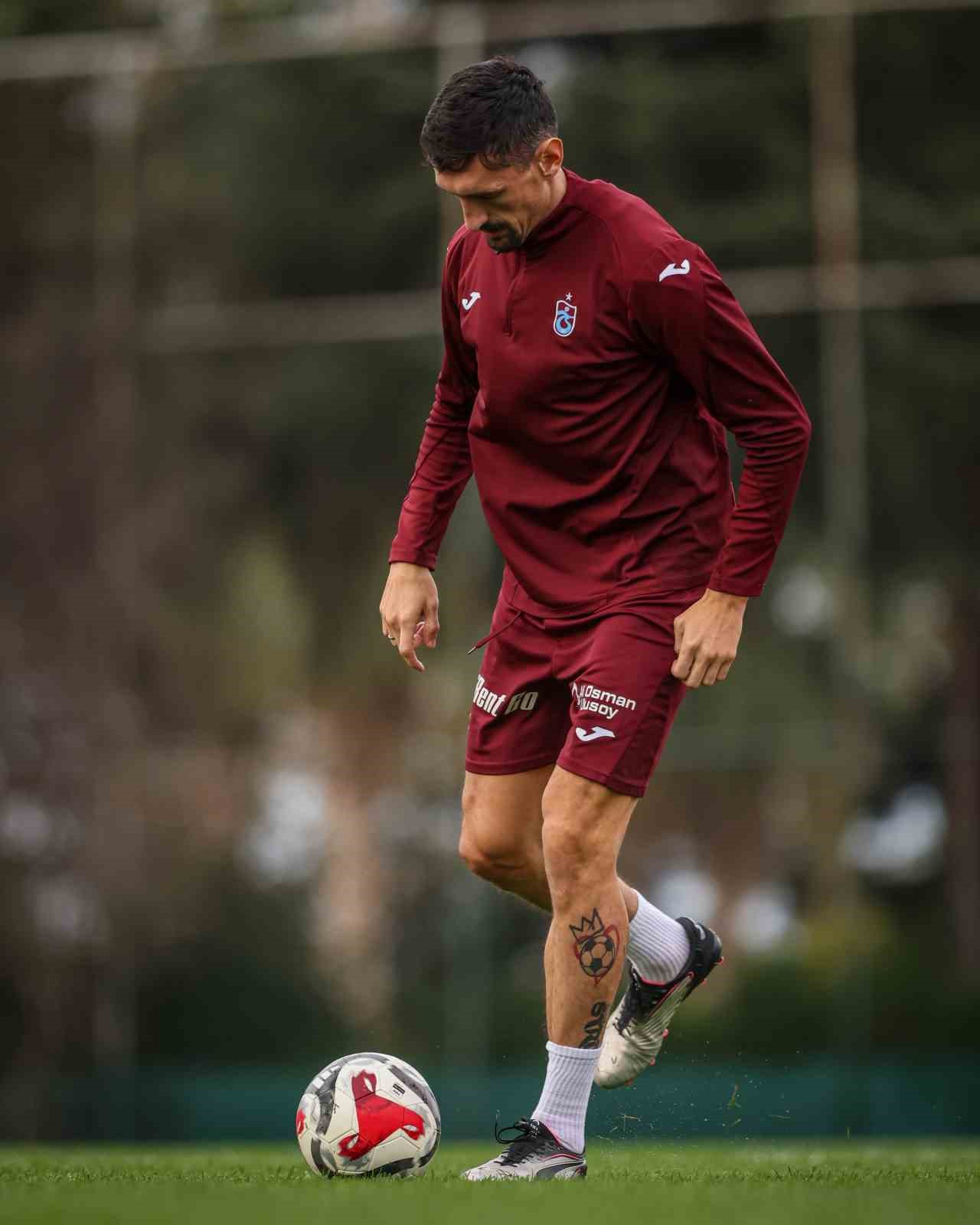 Trabzonspor, Galatasaray maçı hazırlıklarını sürdürdü