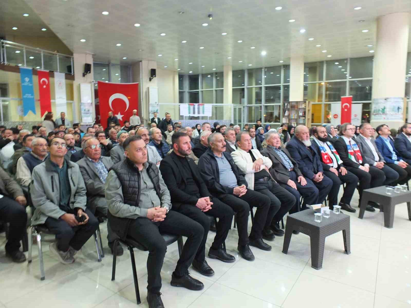 Dinar’da ‘İlk Kıblemiz Mescid-i Aksa, Kudüs Bilinci ve Filistin Davası" konulu konferans