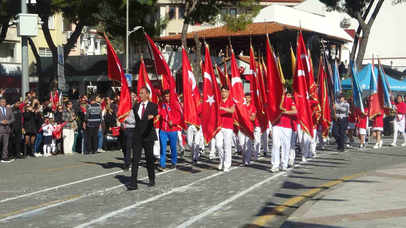 29 Ekim Cumhuriyet Bayramı Muğla&rsquo;da coşkuyla kutlandı
