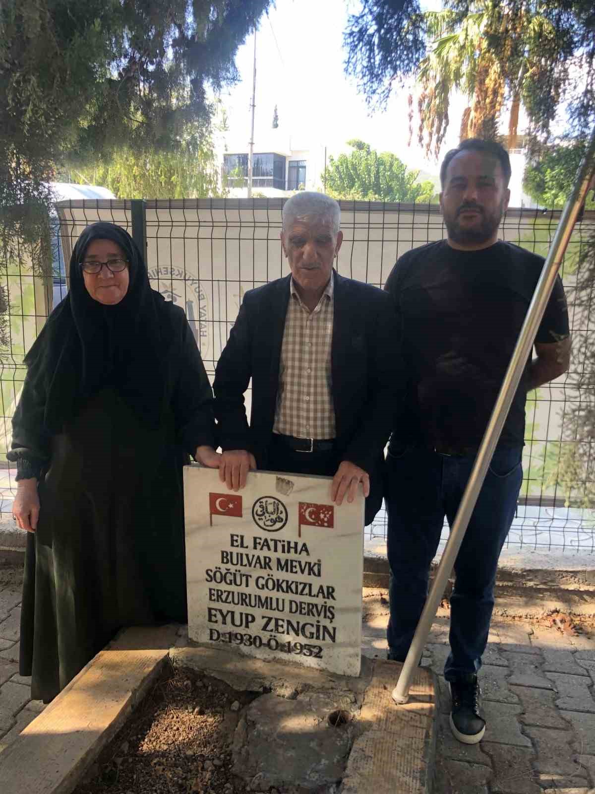 Torunlarından şehit dedelerine vefa
