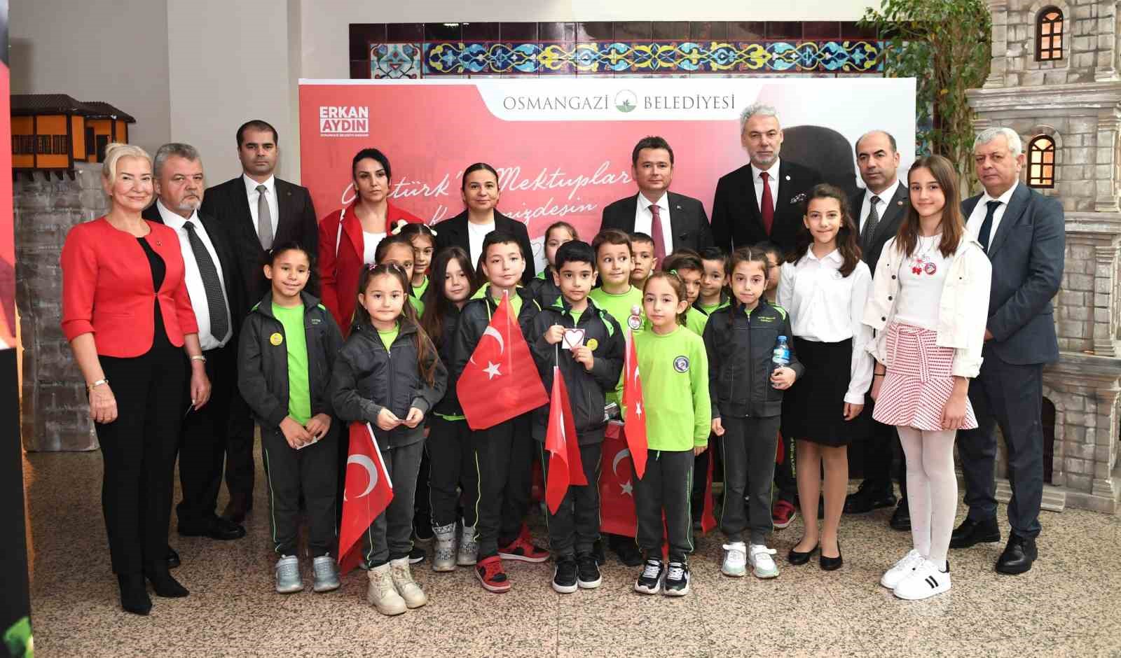 Atat&uuml;rk&rsquo;e en g&uuml;zel mektuplar Osmangazi&rsquo;den yazıldı
