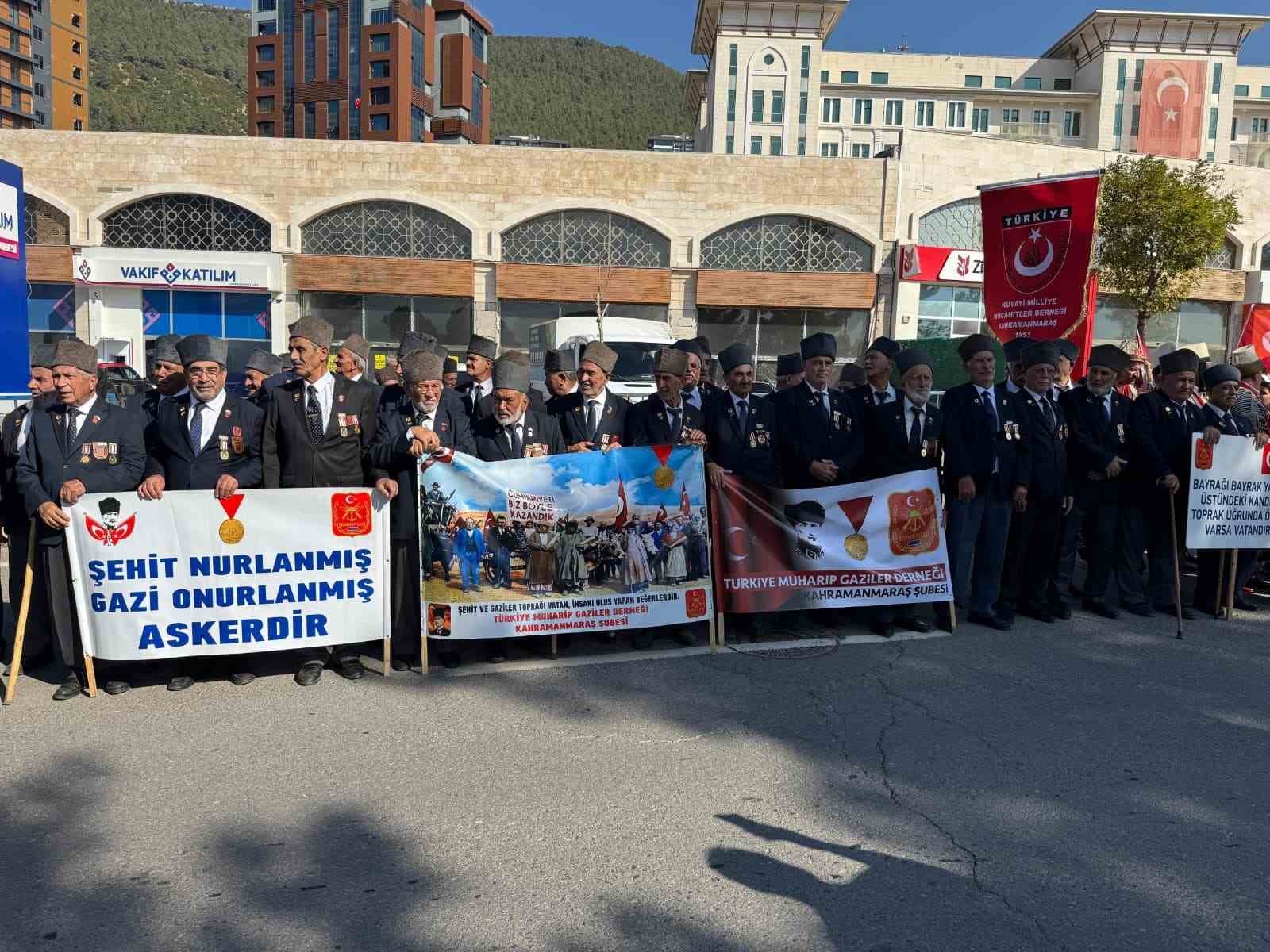 Kahramanmaraş’ta Cumhuriyet Bayramı’nın 102. yıl dönümü kutlandı