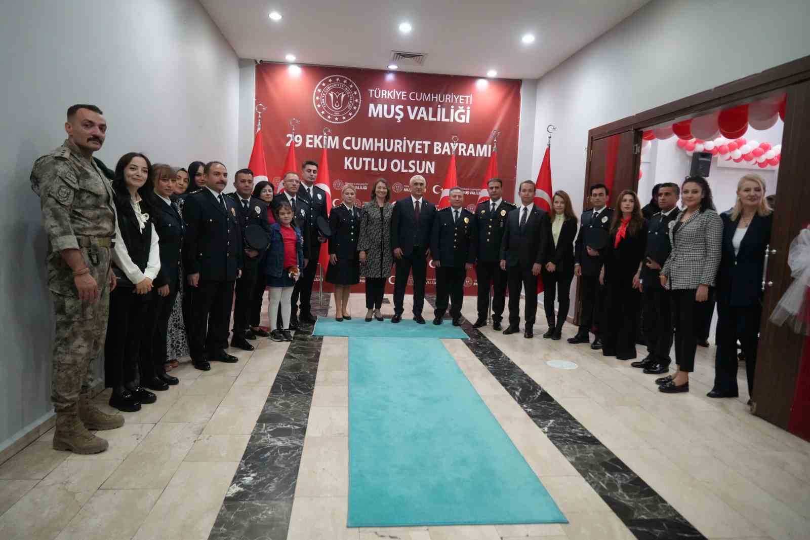 Muş’ta Cumhuriyet Bayramı resepsiyonu düzenlendi