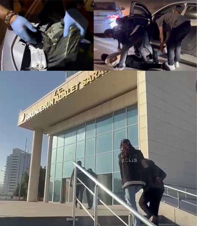 Otomobilin kaputundan 5 bu&ccedil;uk milyon TL&rsquo;lik uyuşturucu &ccedil;ıktı
