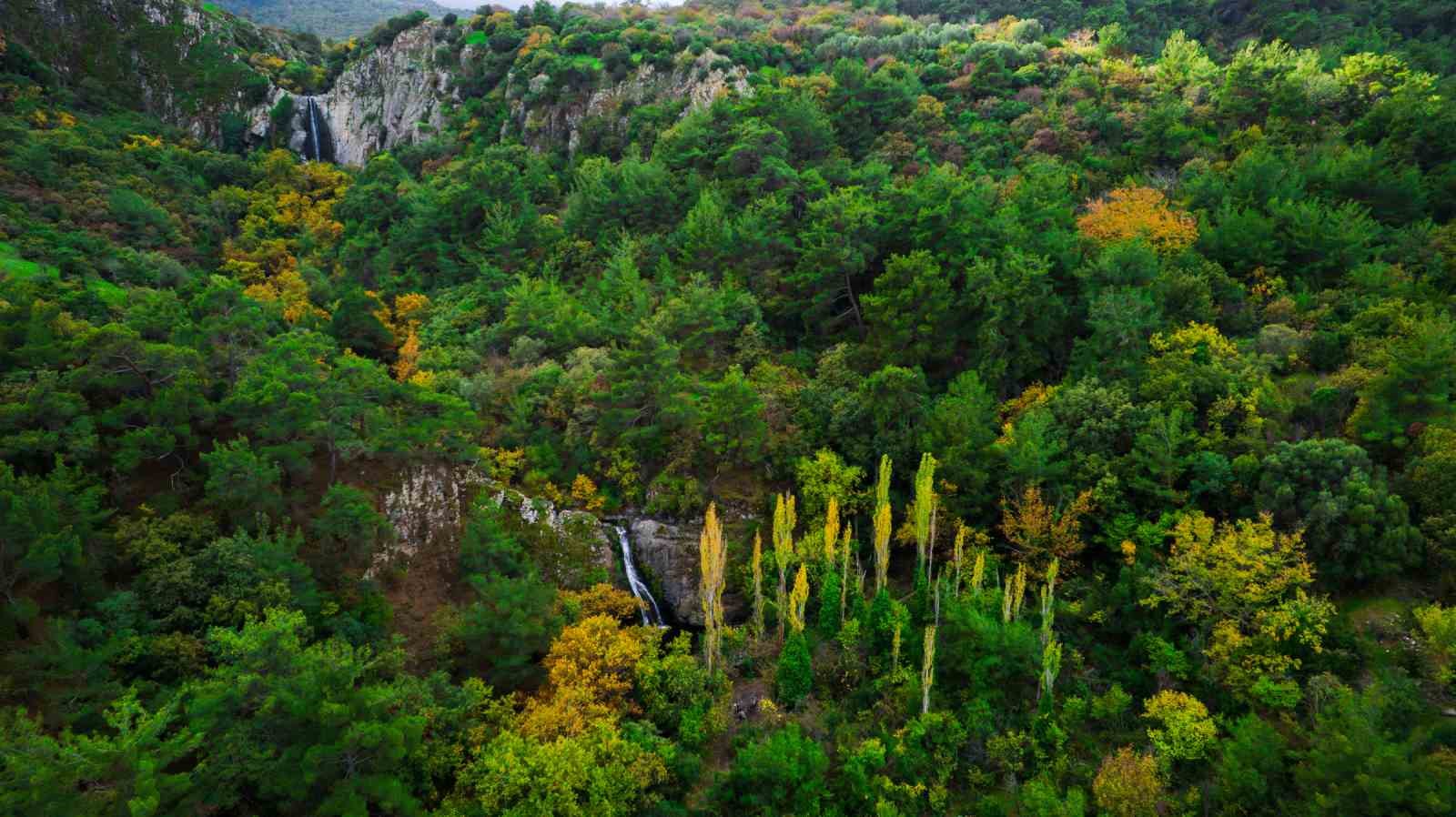 Manisa&rsquo;da sonbahar manzaraları Karadeniz yaylalarını aratmadı
