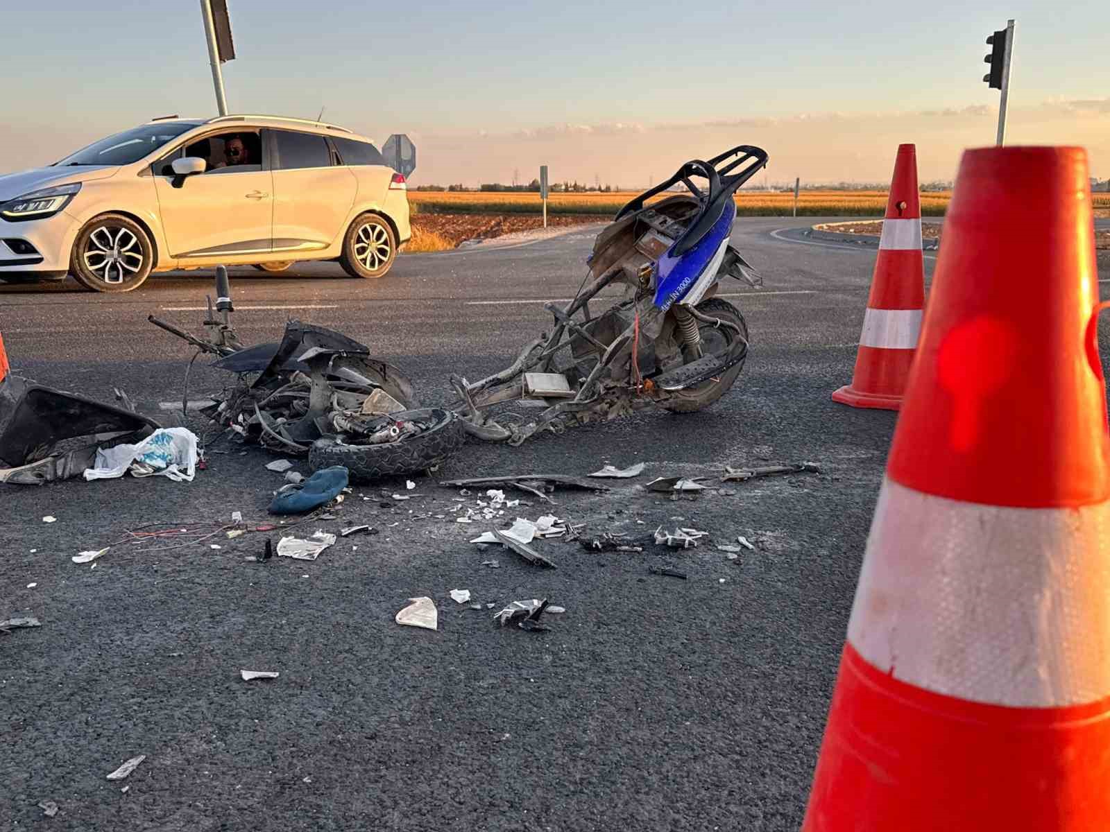Şanlıurfa’da kamyon ile elektrikli bisiklet çarpıştı: 2 yaralı