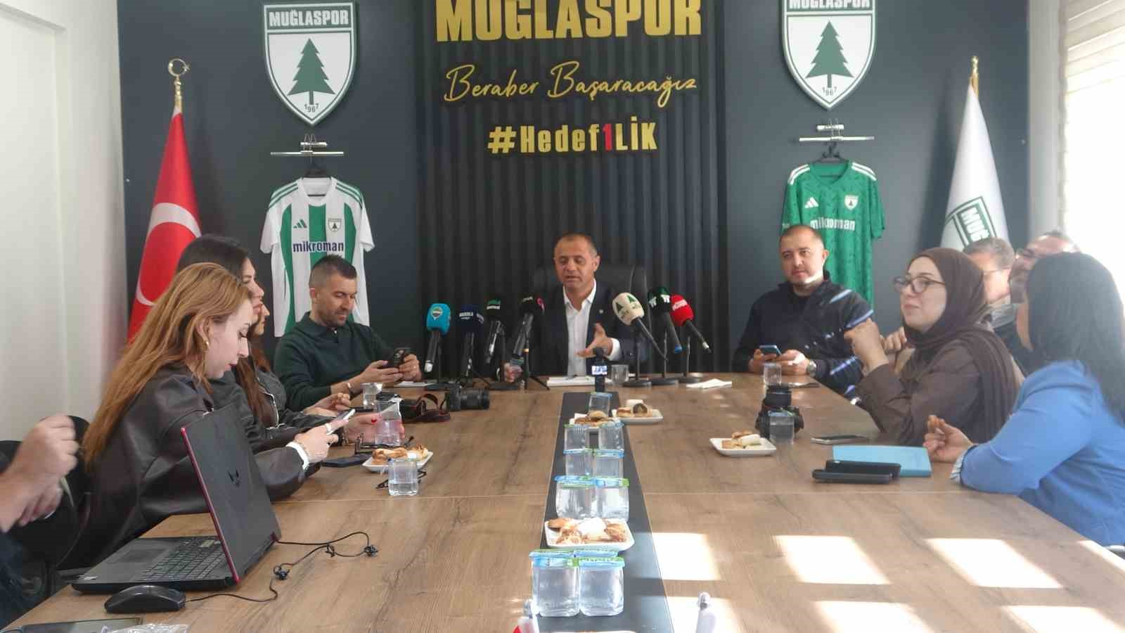 Muğlaspor Başkanı Kıyanç’tan stadyum hazırlıkları ve Elazığspor maçı öncesi kritik çağrı