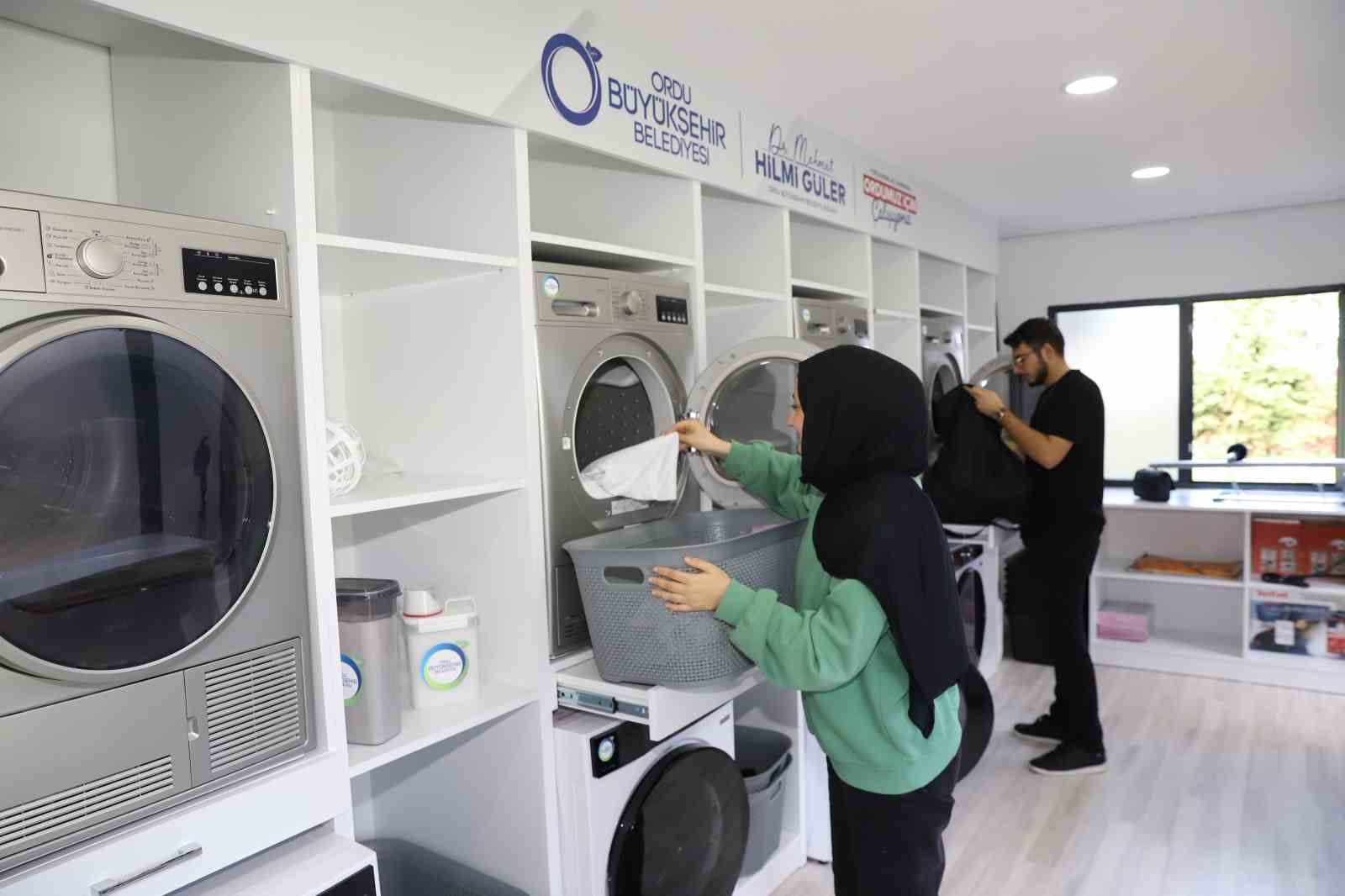 Ordu’da kent çamaşırhanesinden 1 yılda 600 öğrenci yararlandı