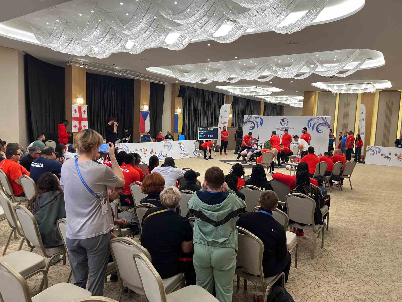 G&ouml;rme Engelliler D&uuml;nya Halter Şampiyonası Mersin&rsquo;de başladı
