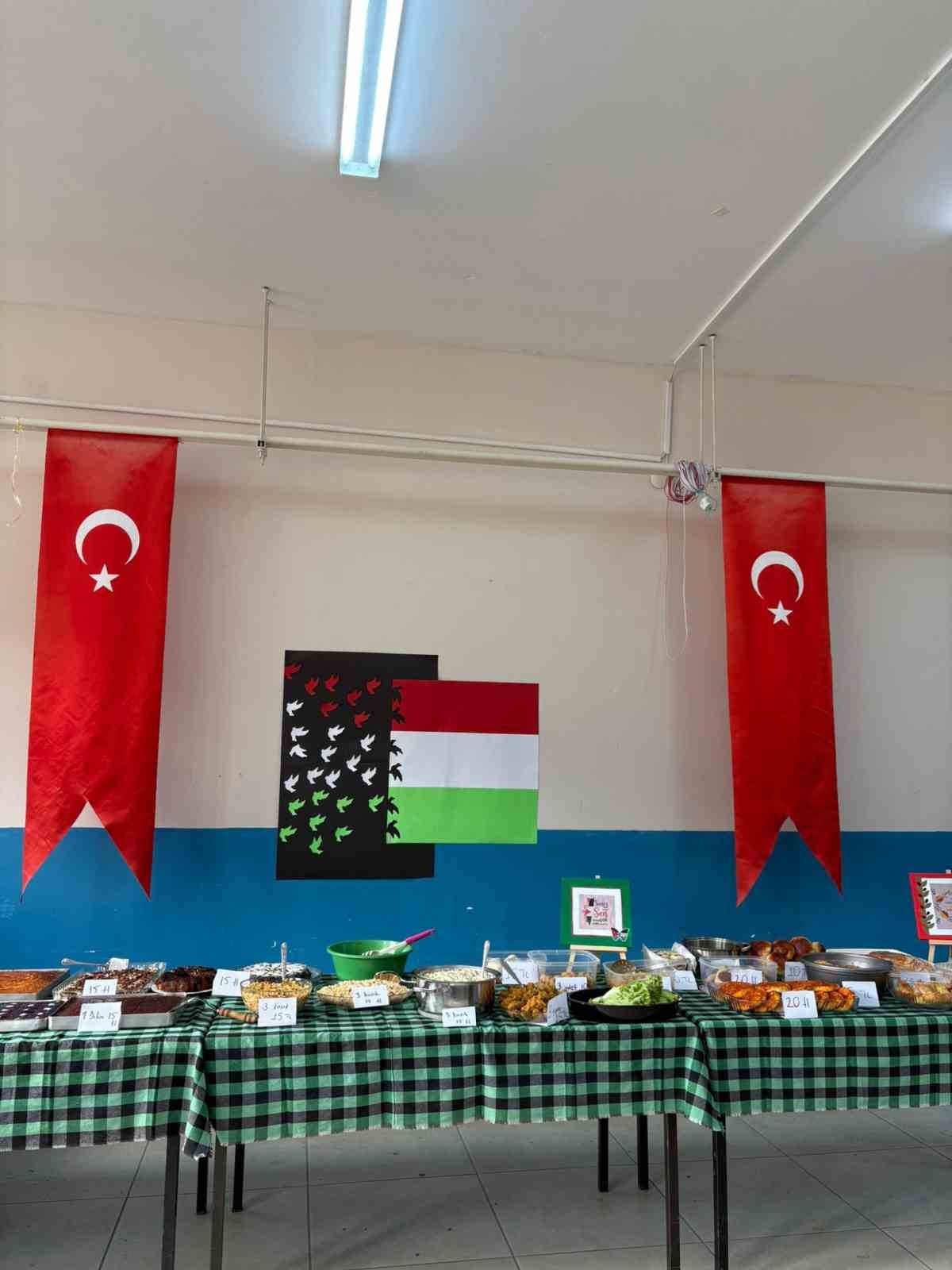 Aydıntepeli &ouml;ğrencilerden Gazze&rsquo;ye yardım eli
