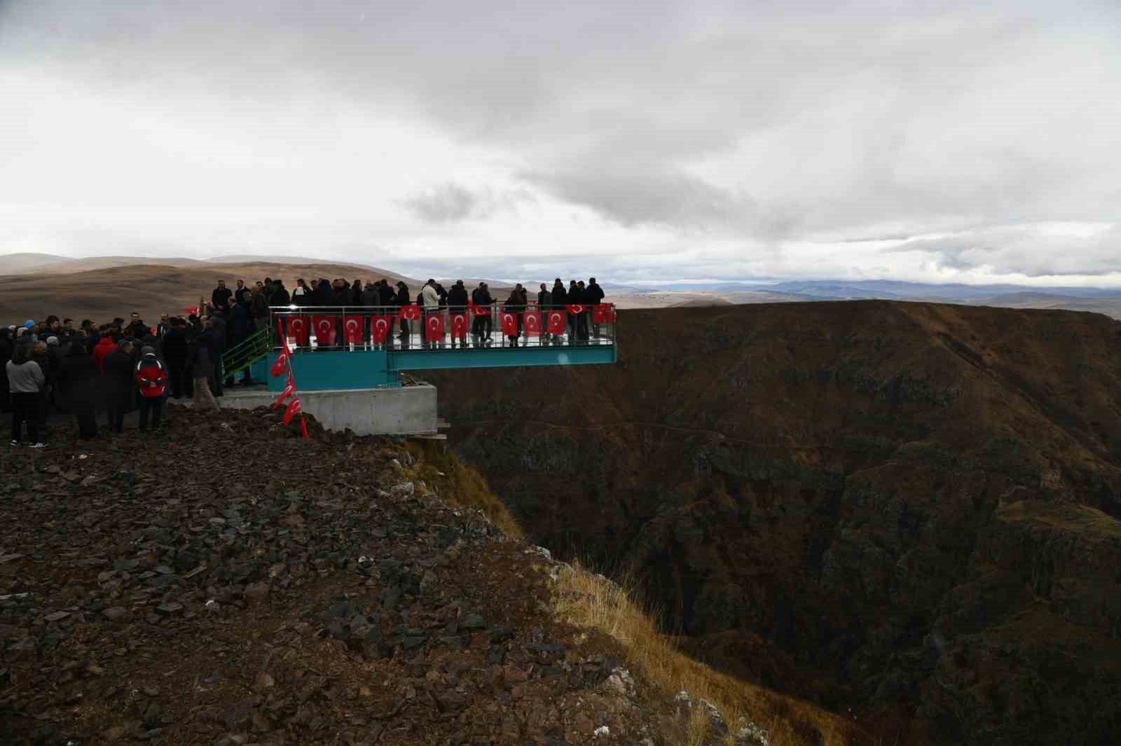 Seyir terasının açılışı yapıldı