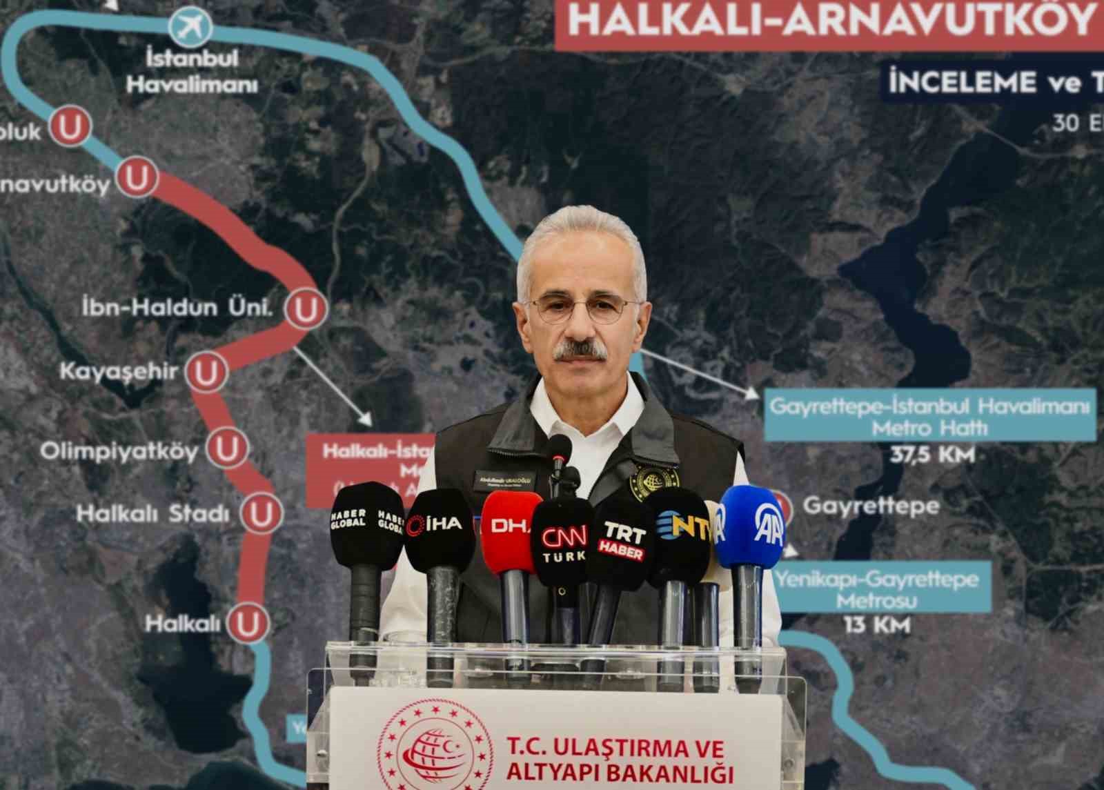Bakan Uraloğlu: "Hattımızın tamamını 2026 yılının ilk çeyreğinde hizmete almayı hedefliyoruz"