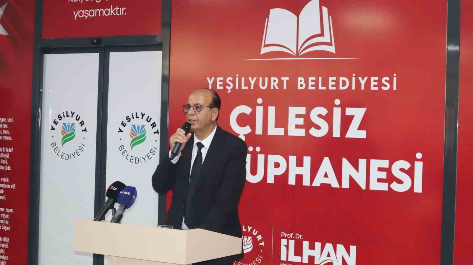 Yeşilyurt Belediyesi&rsquo;nden &Ccedil;ilesiz Mahallesi&rsquo;ne 250 kişilik k&uuml;t&uuml;phane
