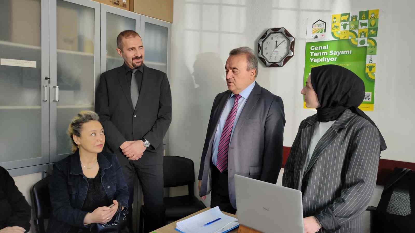 Boz&uuml;y&uuml;k&rsquo;te 2025 Genel Tarım Sayım kayıtları
