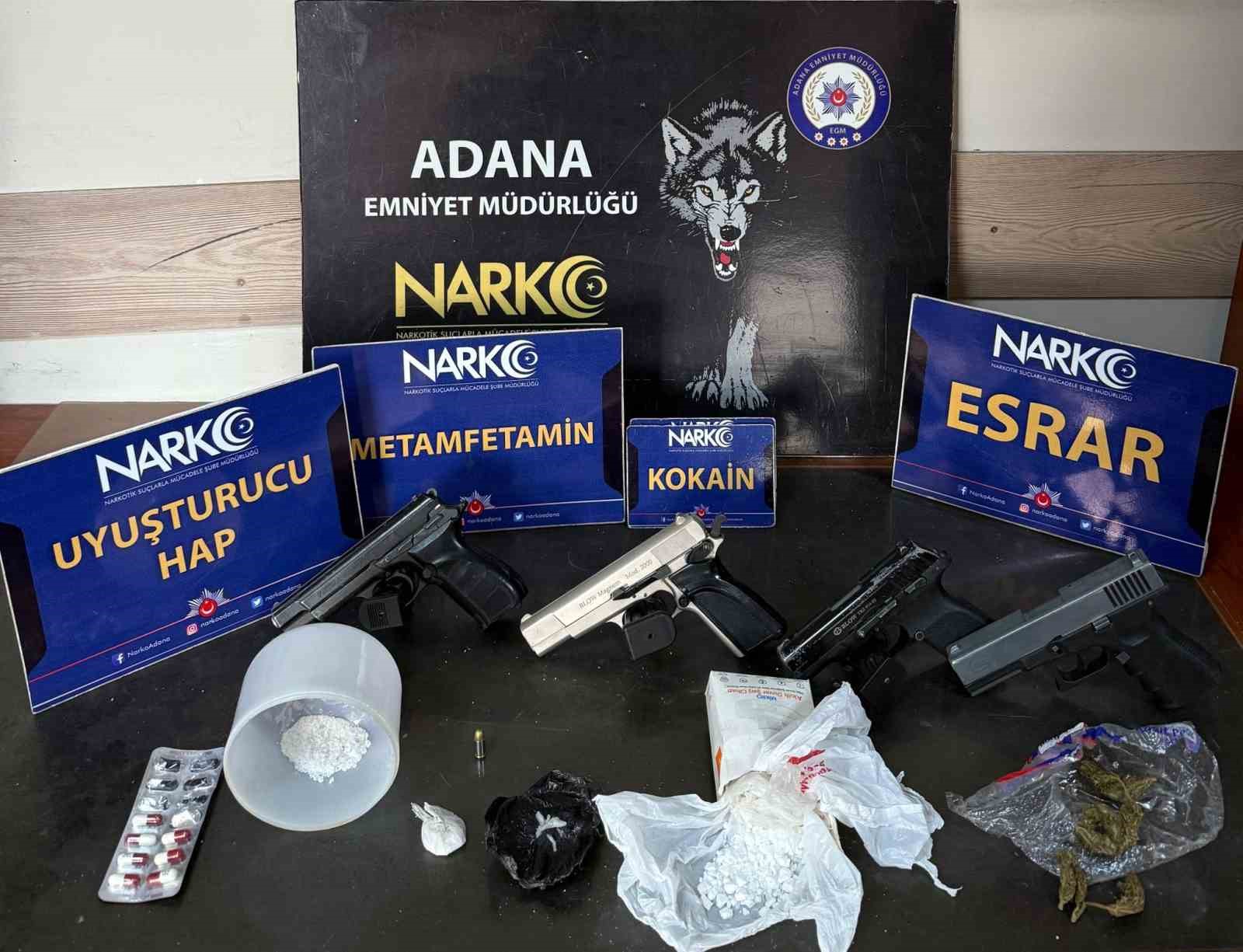 Adana’da uyuşturucu operasyonu: 5 tutuklama