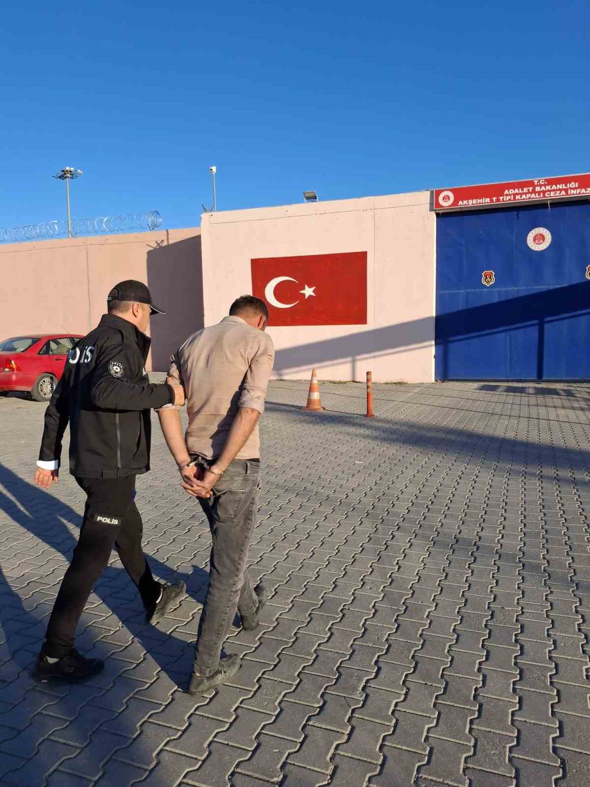 Akşehir’de polise mukavemet eden kişi tutuklandı