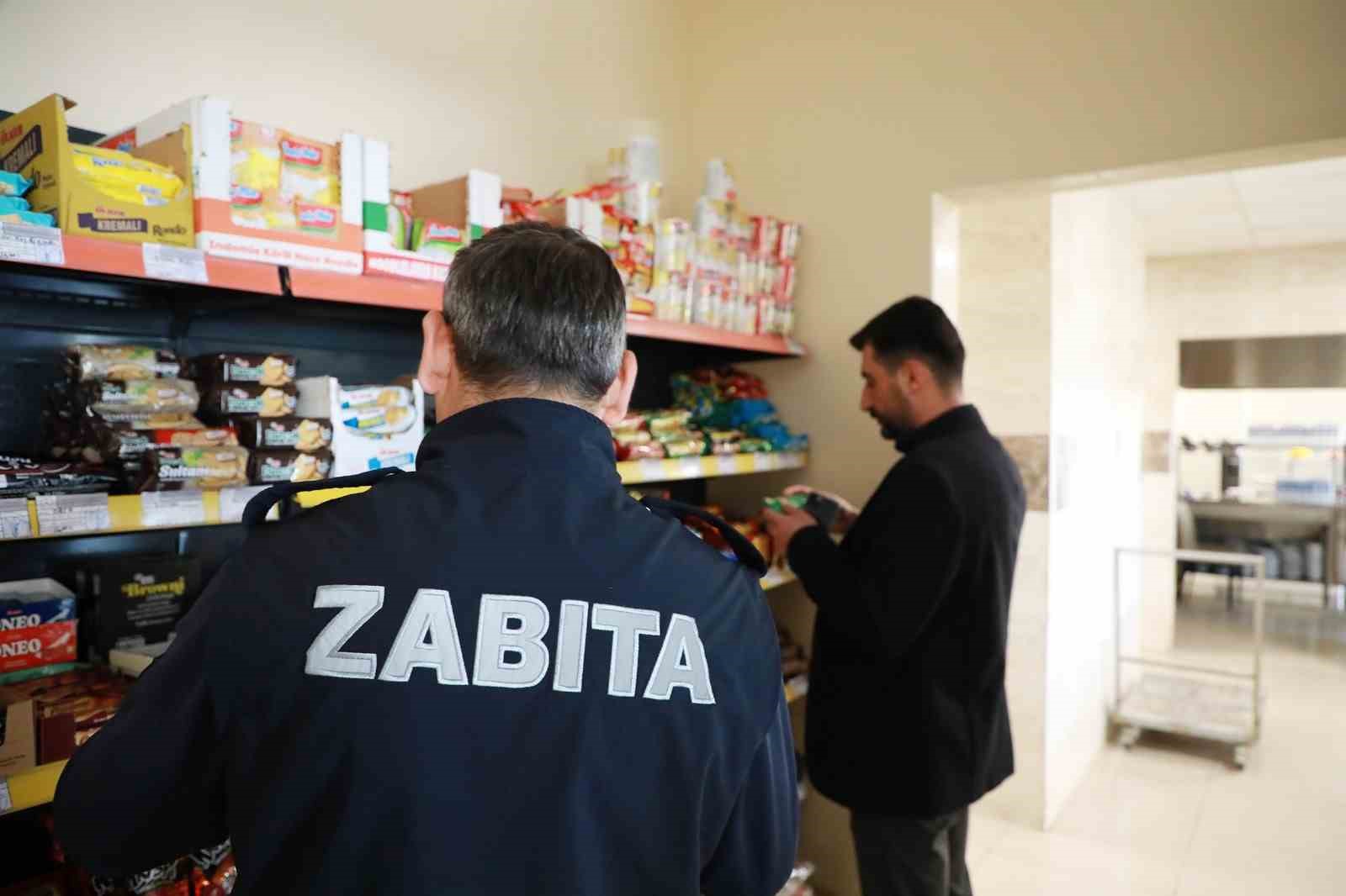 Çorum’da zabıta ekiplerinden okul kantinlerine denetim