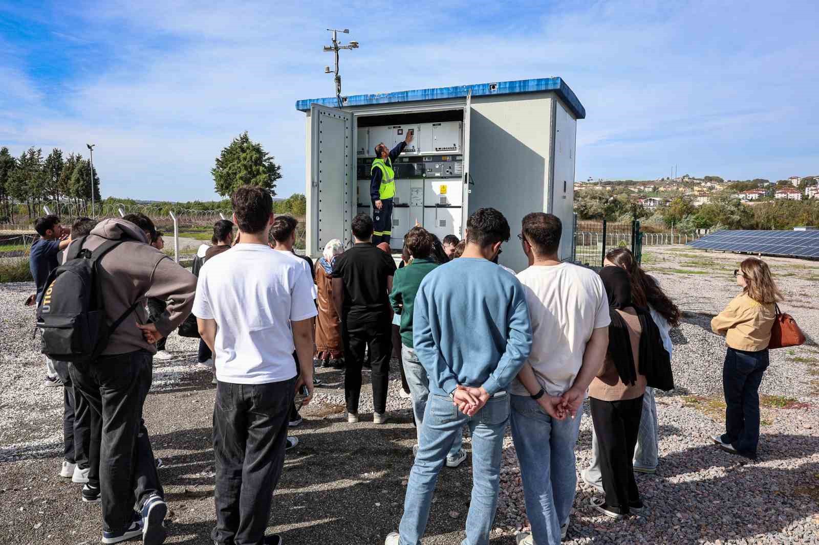 Geleceğin enerji uzmanları SASKİ&rsquo;nin elektrik &uuml;retim tesislerini inceledi
