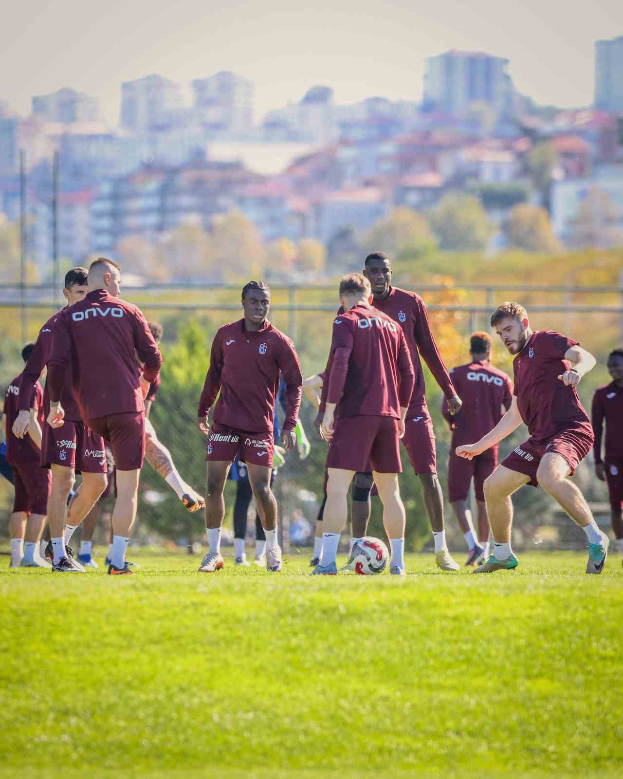 Trabzonspor, Galatasaray maçının hazırlıklarını tamamladı