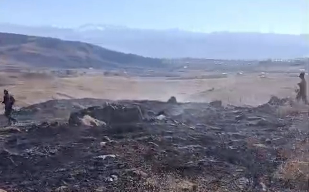 Yüksekova’da anız yangını kontrol altına alındı