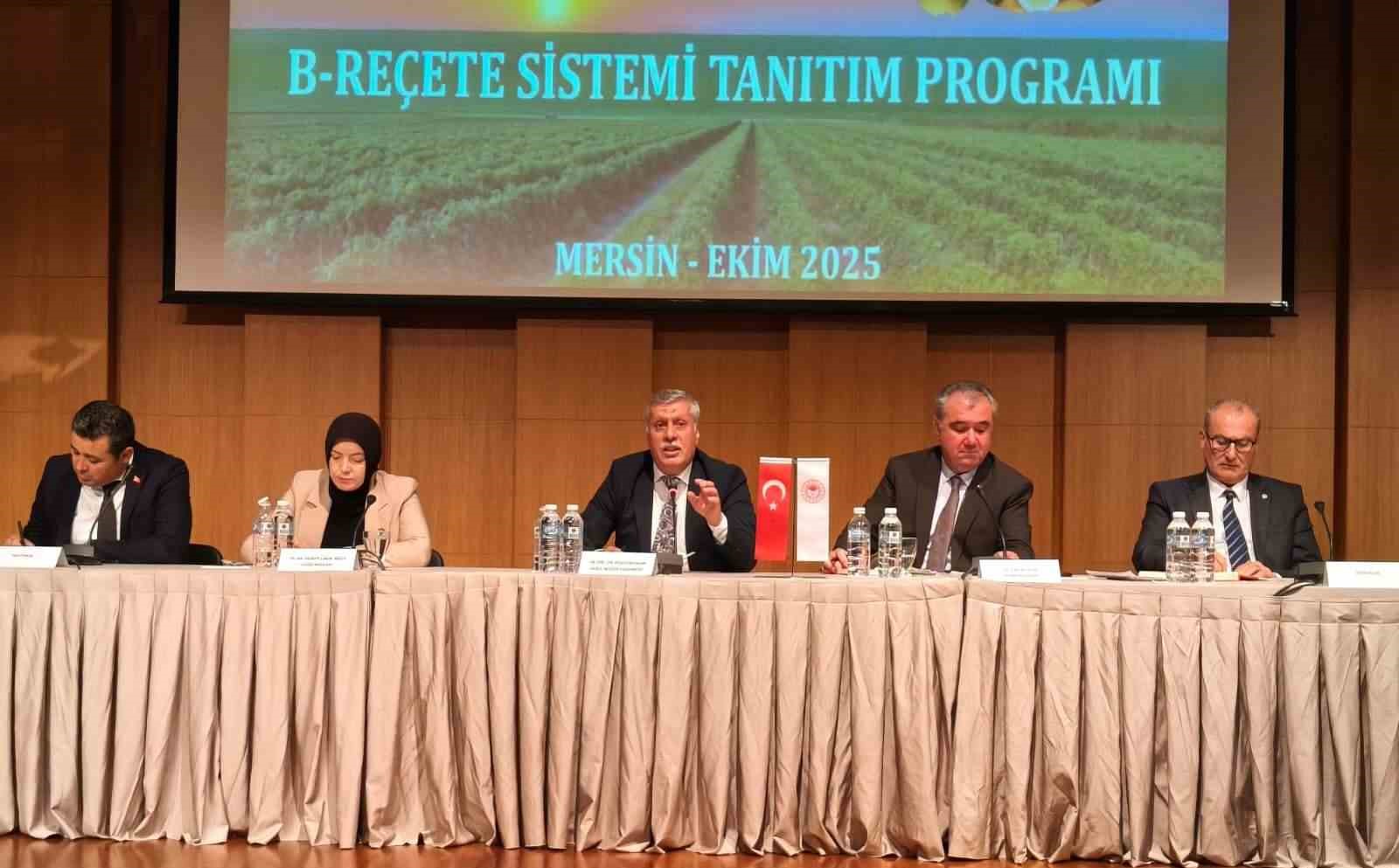 Tarımda dijital dönüşüm: ’B-Reçete’ sistemi Mersin’de tanıtıldı