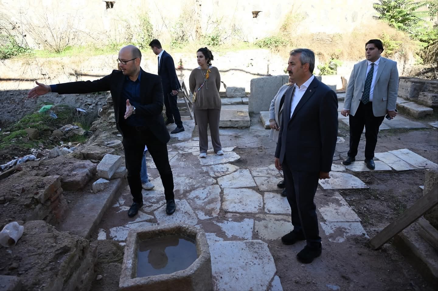 Toprak altından çıkan hazine "Gazimihal Hamamı"