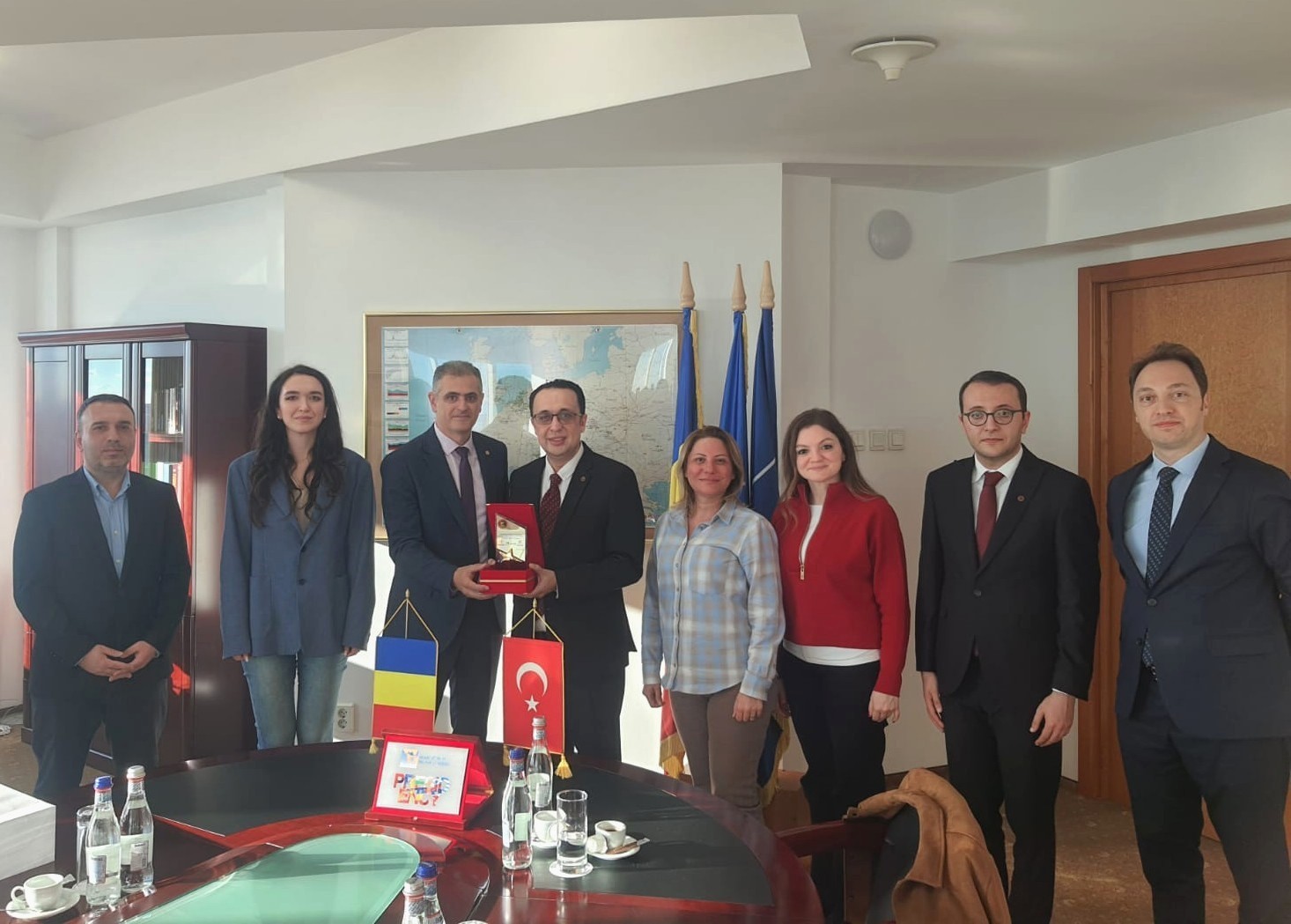 GSO heyetinden Romanya&rsquo;da ticari iş birliği &ccedil;ıkarması
