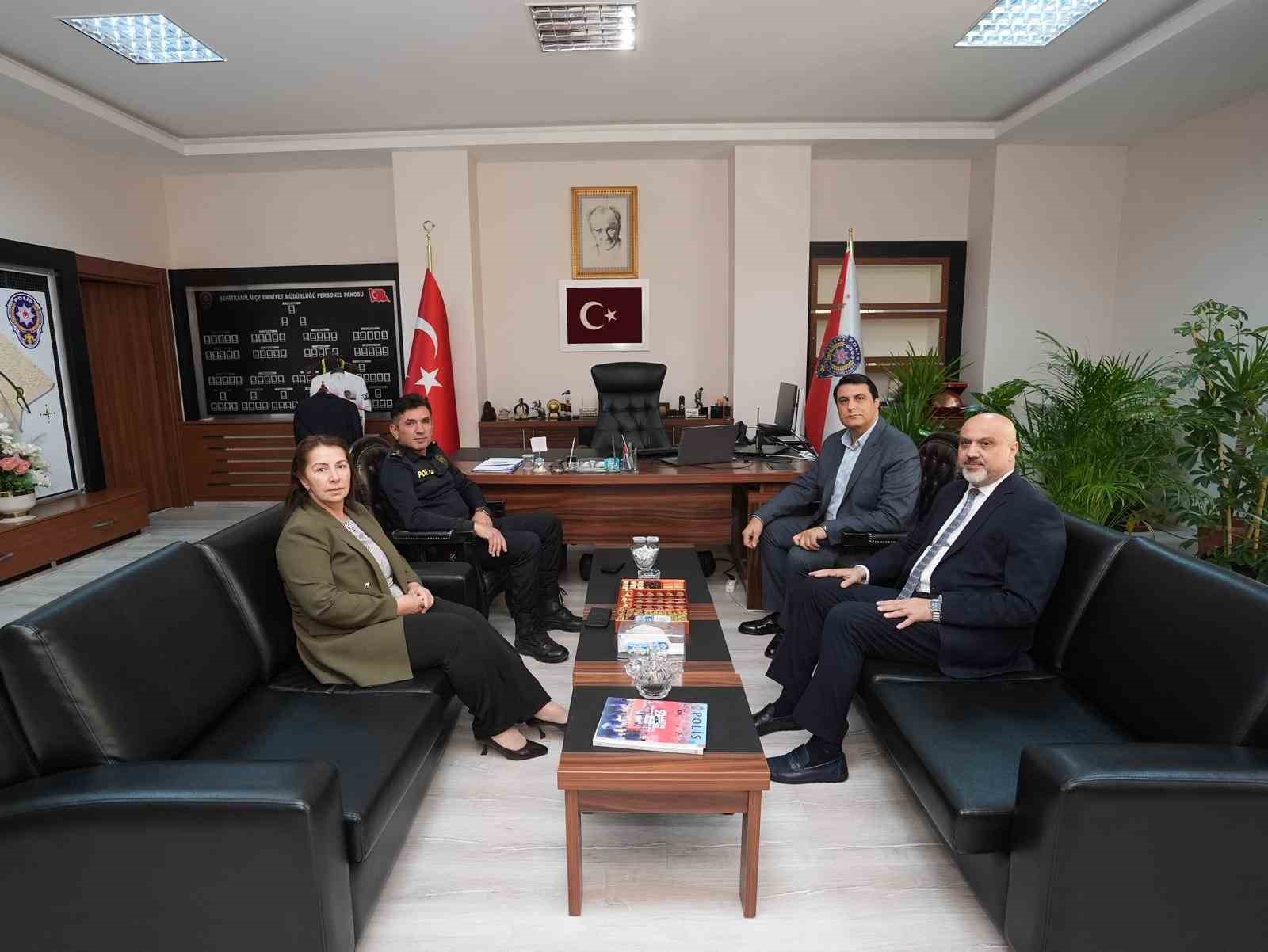 Yılmaz&rsquo;dan emniyet m&uuml;d&uuml;rleri ile bir araya geldi
