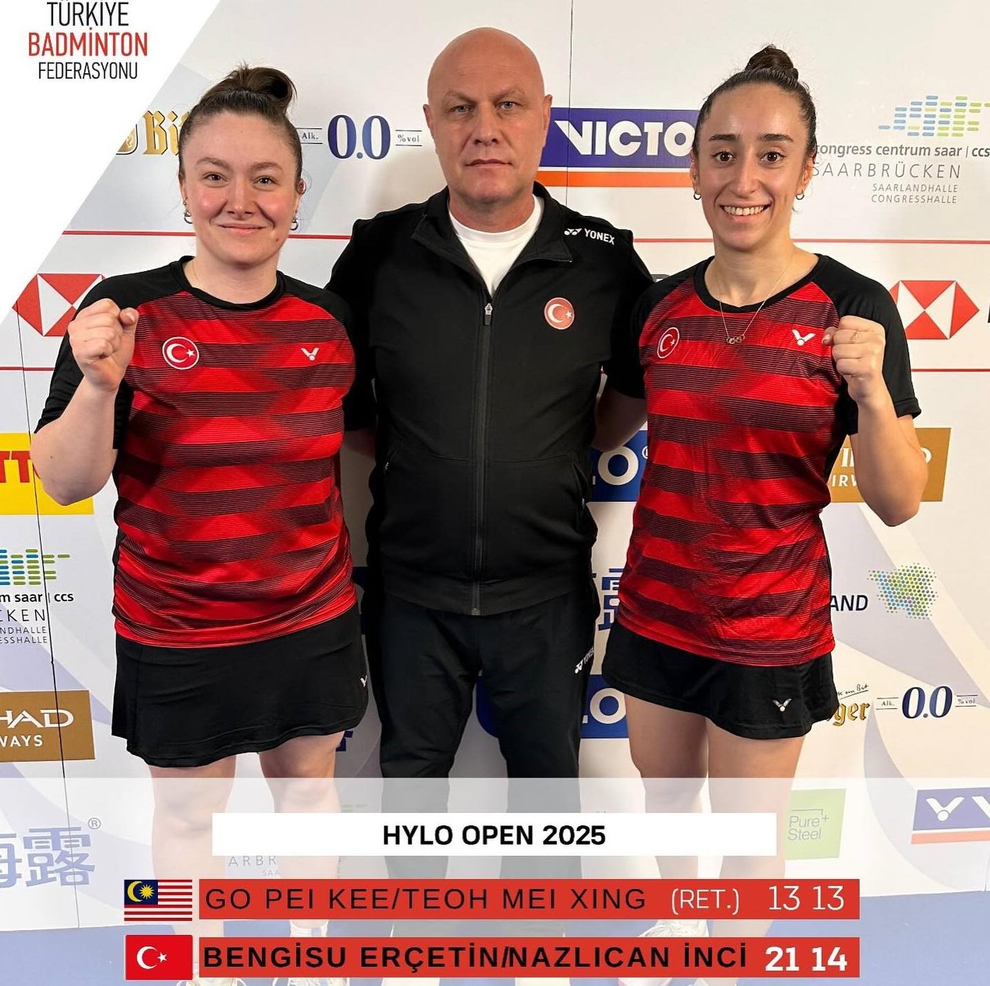 Milli badmintoncular Avrupa’da yarı finalde