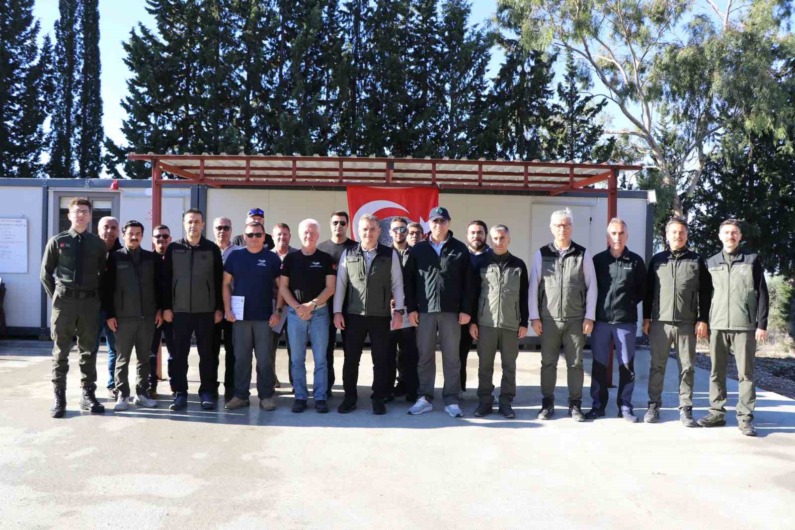 Yangın söndürme hava araçları ekiplerine teşekkür