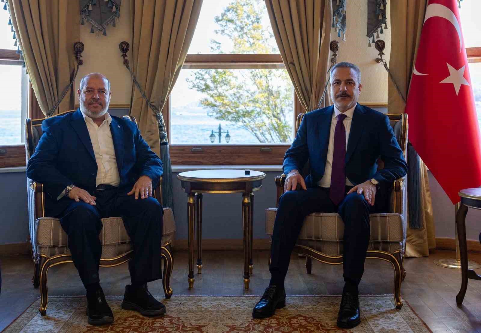 Dışişleri Bakanı Hakan Fidan, Hamas Heyeti ile görüştü
