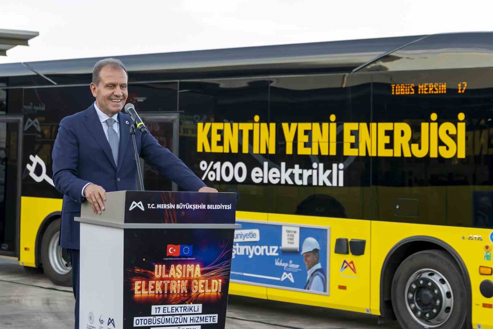 Başkan Seçer: "Elektrikli otobüsler bizim vizyonumuza uygun"