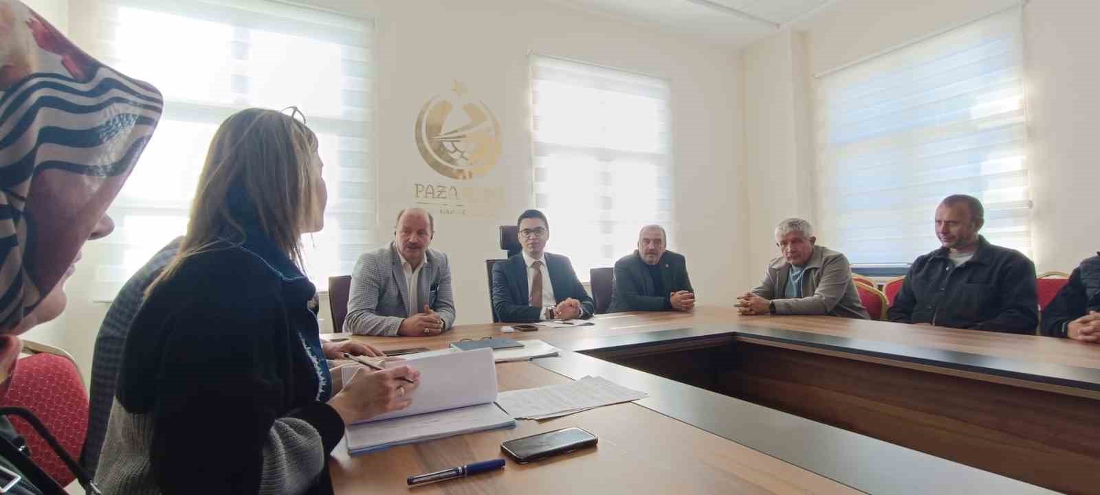 Pazaryeri&rsquo;nde k&ouml;ylerin su sorunu masaya yatırıldı
