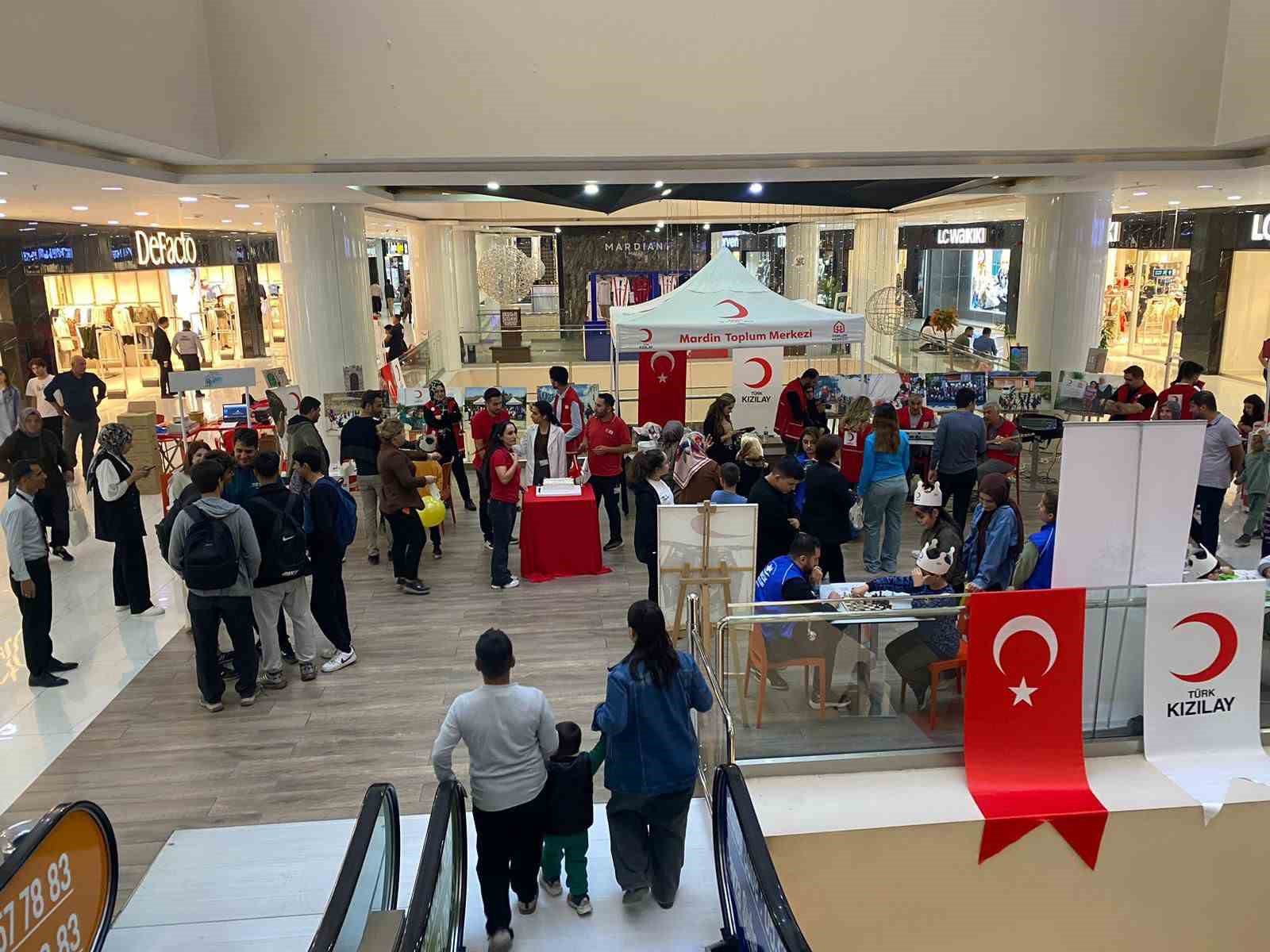 Kızılay Haftası Mardian Mall&rsquo;da kutlandı
