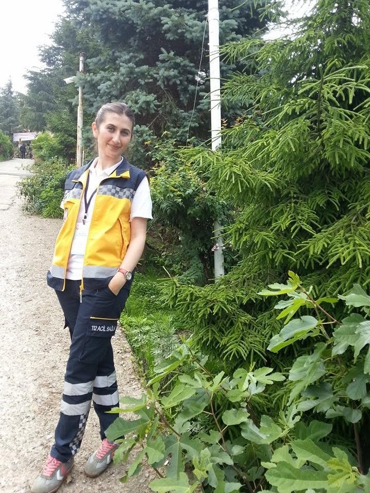 Rize’de kamyonetin çarptığı paramedik için hüzünlü veda
