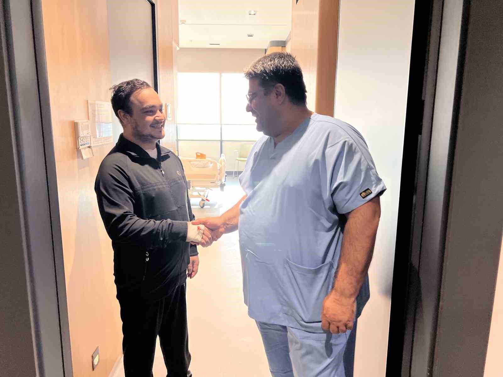 Beyincik sarkması ameliyatı sonrası sağlığına kavuştu
