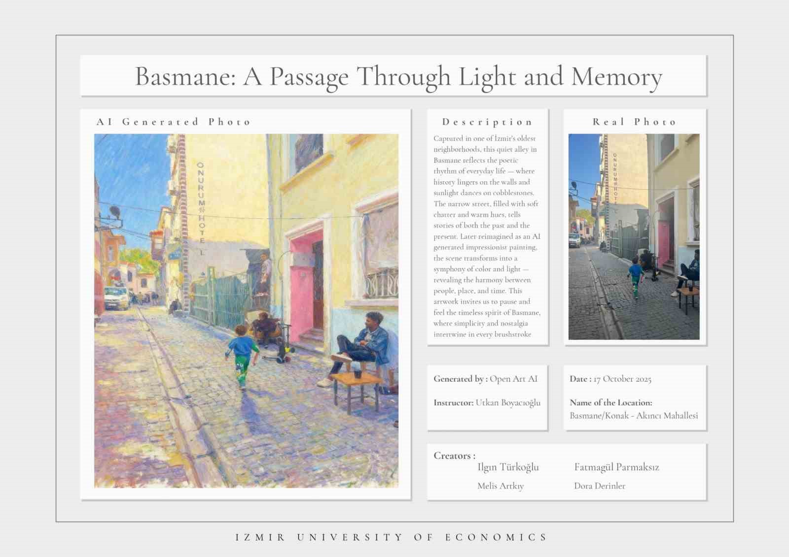 İzmir’in sokakları ‘tabloya’ dönüştü