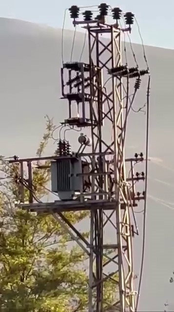 Iğdır’da elektrik trafosunda yangın paniği