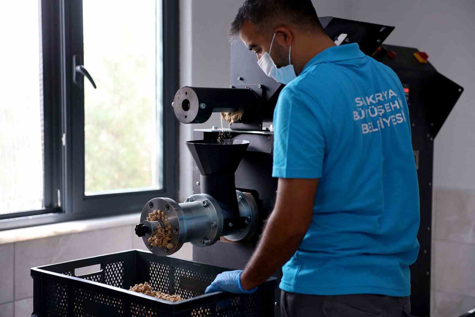 Doğal Yaşam Kamp&uuml;s&uuml;&rsquo;nde yemek atıkları mamaya d&ouml;n&uuml;ş&uuml;yor
