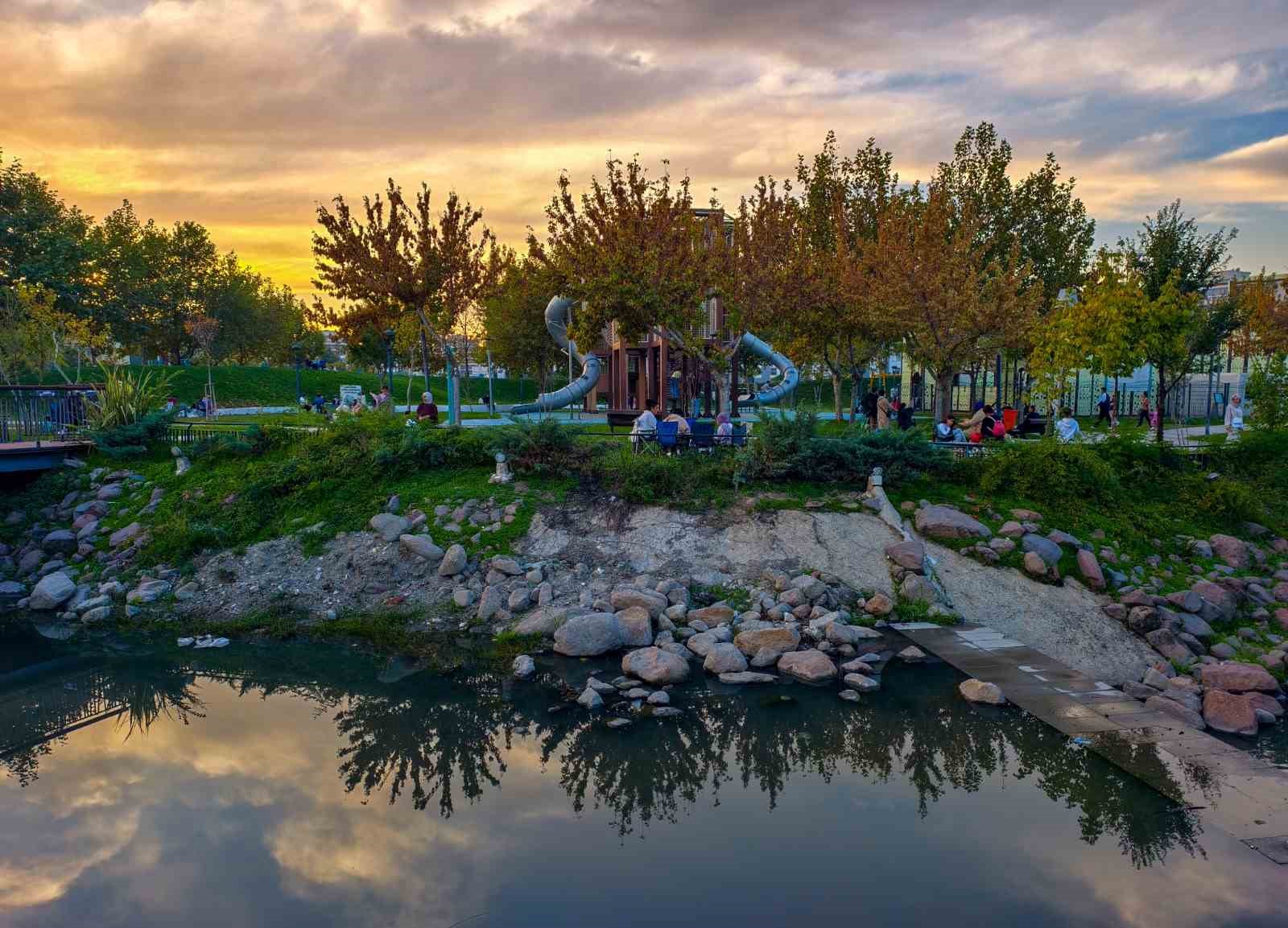 Kent Park’ta sonbahar büyüsü