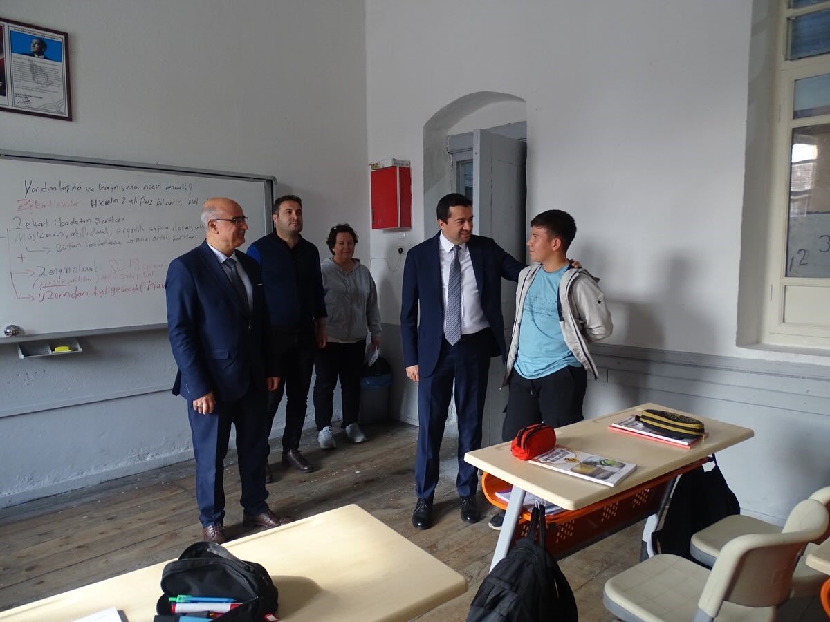 Kaymakam Evilece’den okul ziyaretleri